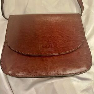 Marianelli vintage Brown Leather Crossbody Bag beautiful quality